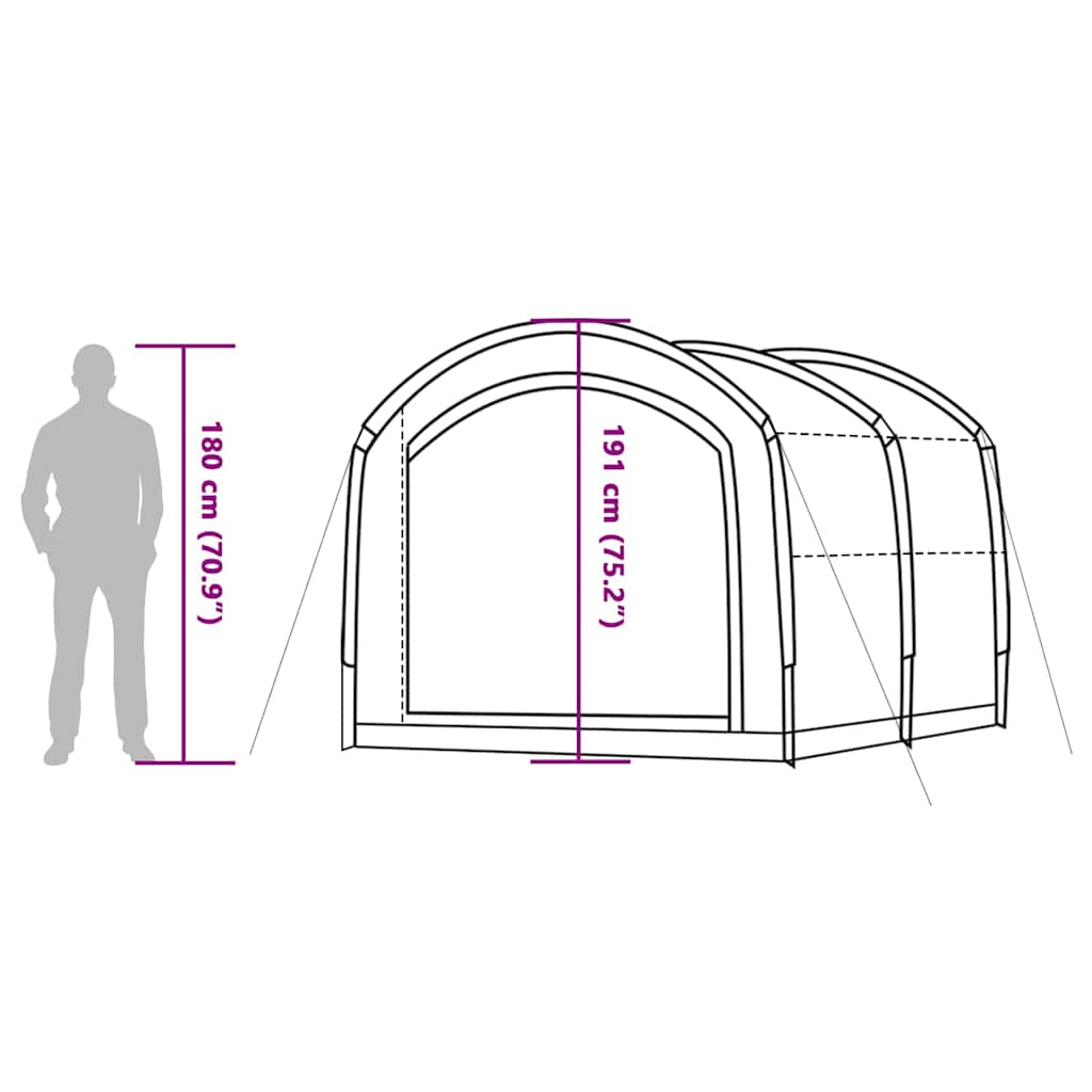 Zelt Mit Dach 268 X 240 X 191 Cm Polyester