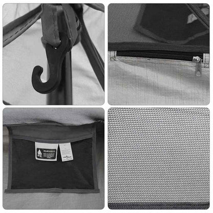 Innenzelt Schwarz 240 X 160 X 133 Cm Netz