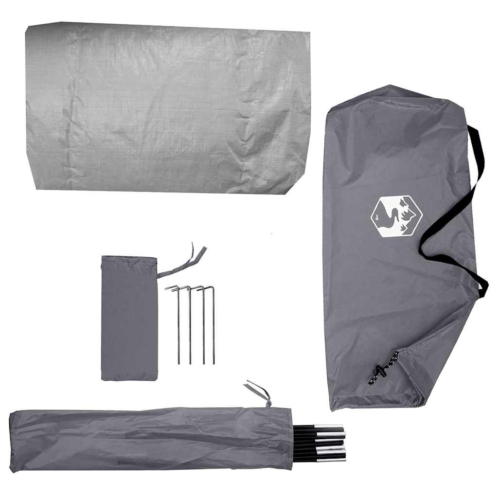 Zelt Mit Dach Sonstiges Grau Und Schwarz