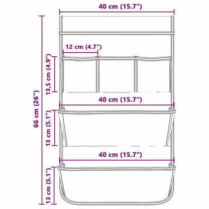 Aufbewahrungstasche Mit Speicher Grau Oxford