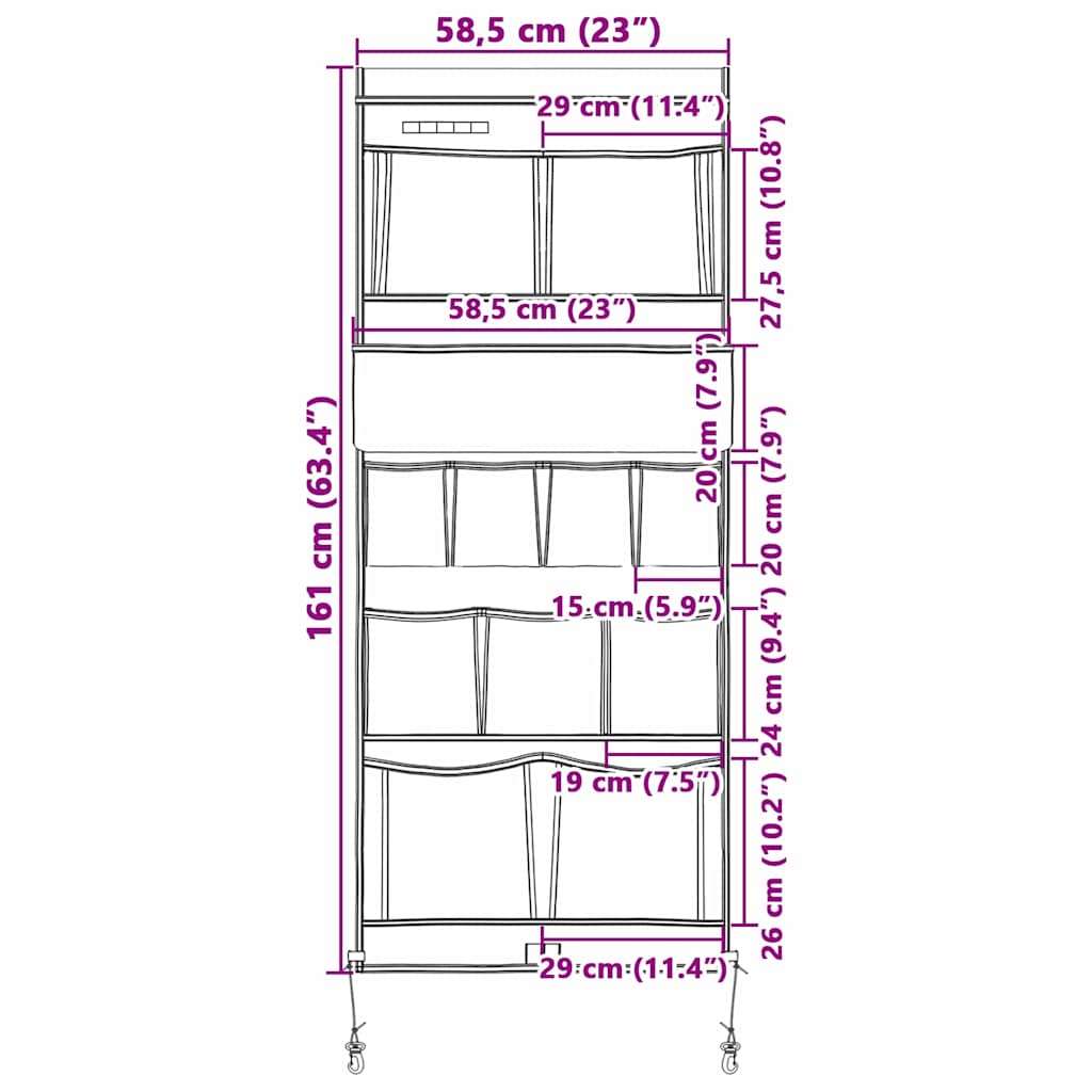 Aufbewahrungstasche Oxford