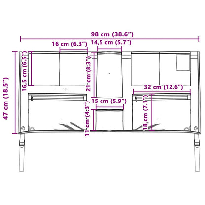 Aufbewahrungstasche Oxford-Gewebe
