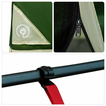 Zelt Mit Dach Sonstiges Und Schwarz 280 X 220 X 176 Cm