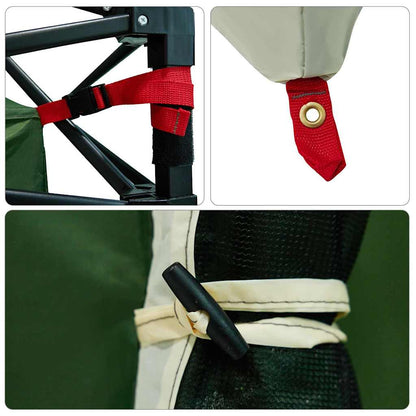 Zelt Mit Dach Sonstiges Und Schwarz 280 X 220 X 176 Cm