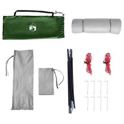 Zelt Mit Dach Sonstiges Und Schwarz 280 X 220 X 176 Cm