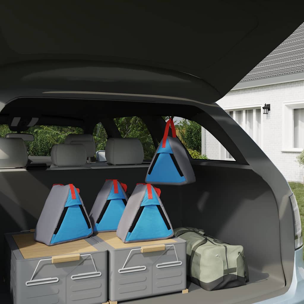 Aufbewahrungstasche Grau Blau Rot Oxford