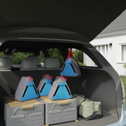 Aufbewahrungstasche Grau Blau Rot Oxford