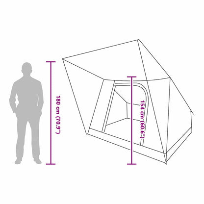 Campingzelt 282 X 225 X 154 Cm Polyester