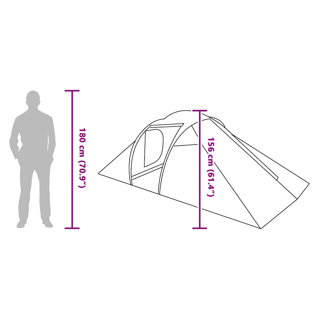 Zelt Mit Dach Sonstiges Und Schwarz 510 X 240 X 156 Cm