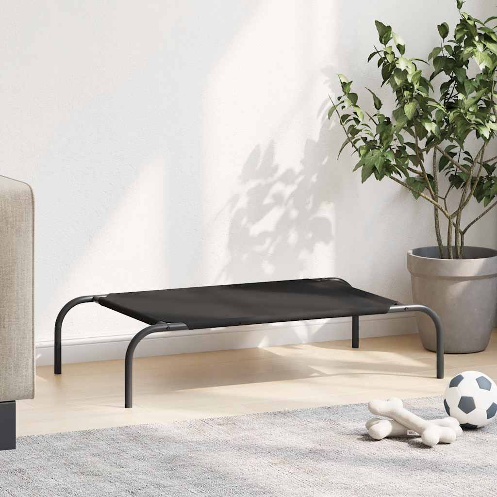 Hundebett Erhöht 90X50X20 Cm Oxford-Gewebe Und Stahl