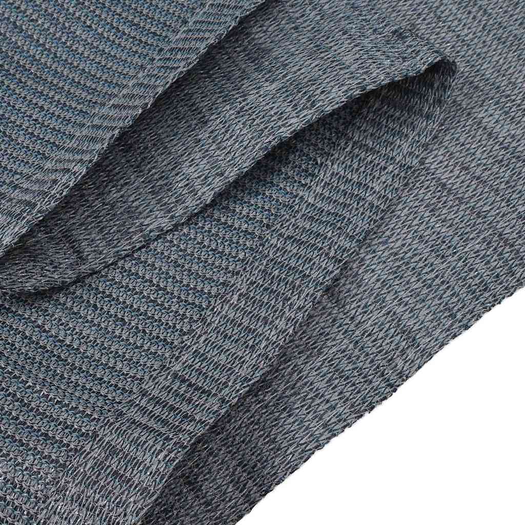 Zeltteppich Blaugrau Polyethylen Blau-Grau