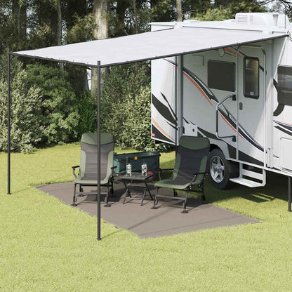 Zeltteppich Polyethylen Hellgrau