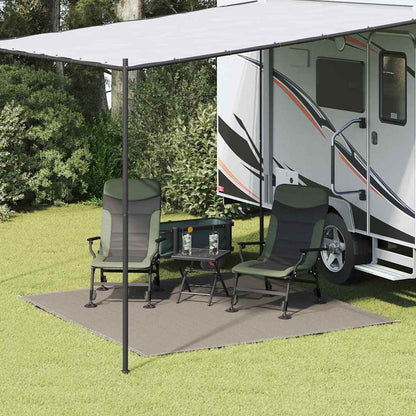 Zeltteppich Polyethylen Hellgrau