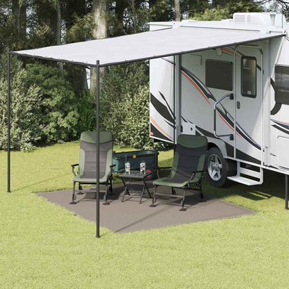 Zeltteppich Hellgrau 250 X 300 Cm Polyethylen Hellgrau