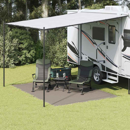 Zeltteppich Polyethylen Hellgrau