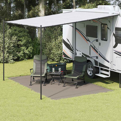 Zeltteppich Polyethylen Hellgrau