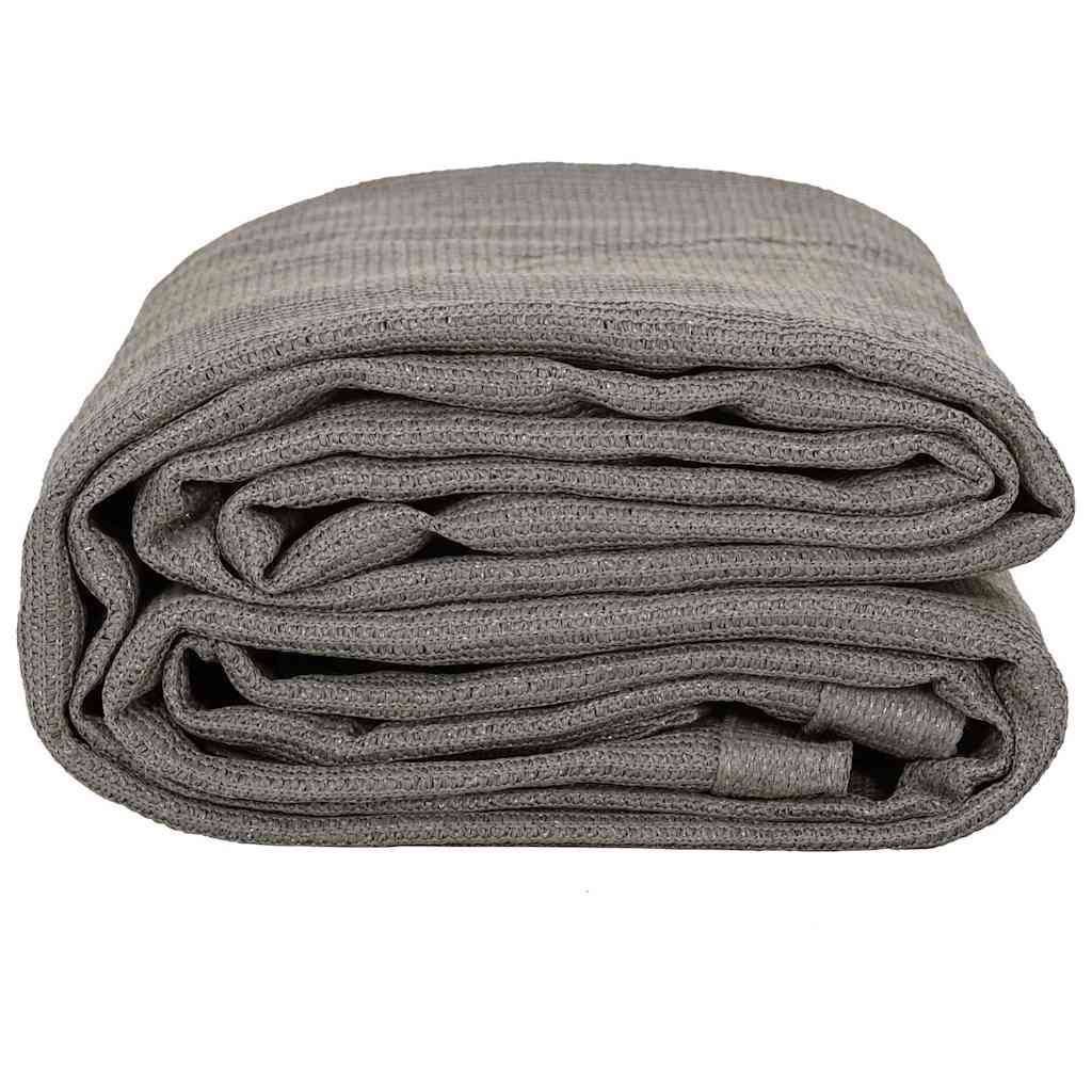 Zeltteppich Hellgrau 300 X 500 Cm Polyethylen Hellgrau