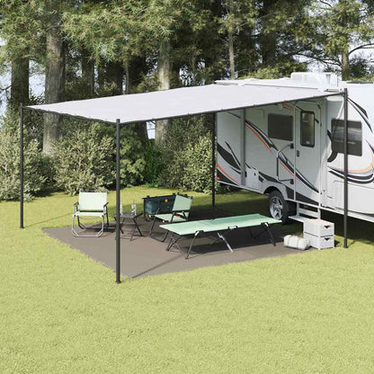 Zeltteppich Polyethylen Hellgrau