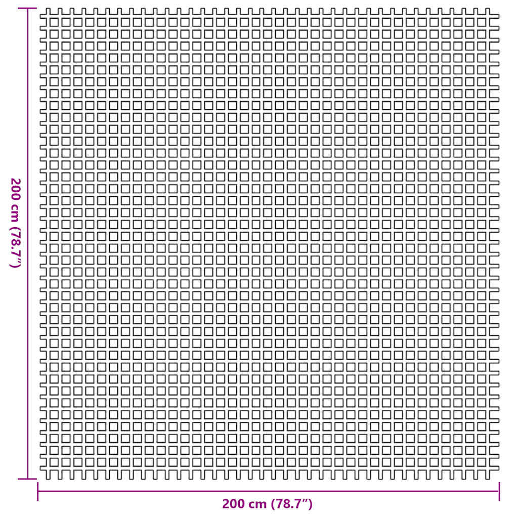 Zeltteppich 200 X 200 Cm Polyester