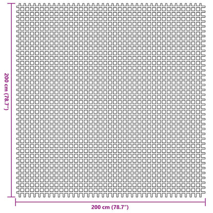 Zeltteppich 200 X 200 Cm Polyester