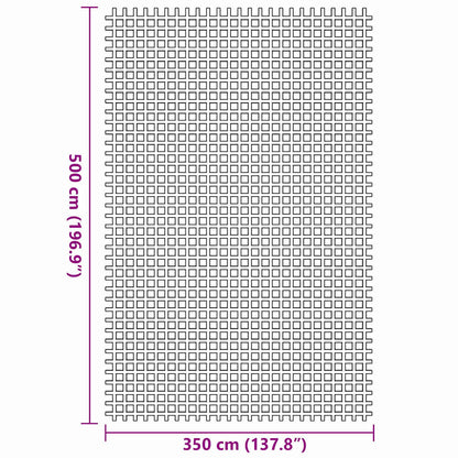 Zeltteppich 500 X 350 Cm Polyester