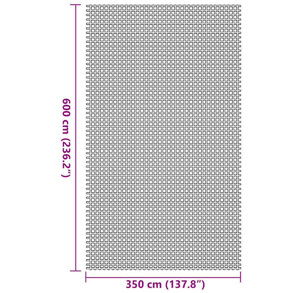 Zeltteppich 600 X 350 Cm Polyester