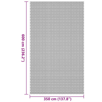Zeltteppich 600 X 350 Cm Polyester