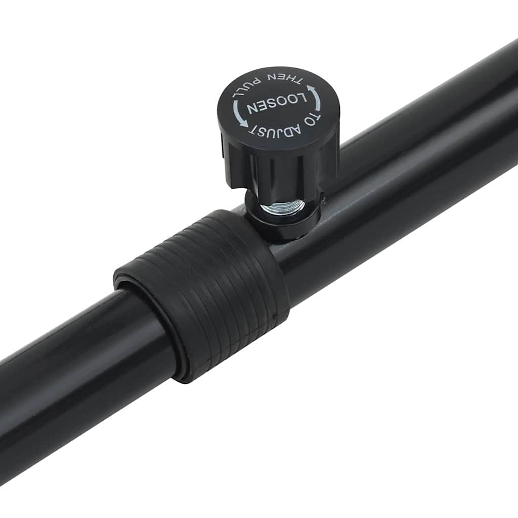 Dip-Stange Schwarz 116 X 66 X 74.5 Cm Pulverbeschichteter Stahl