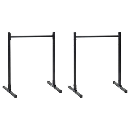 Dip-Stationen 2 Pcs Schwarz 109 X 90 X 105 Cm