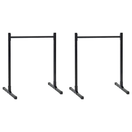 Dip-Stationen 2 Pcs Schwarz 109 X 90 X 105 Cm