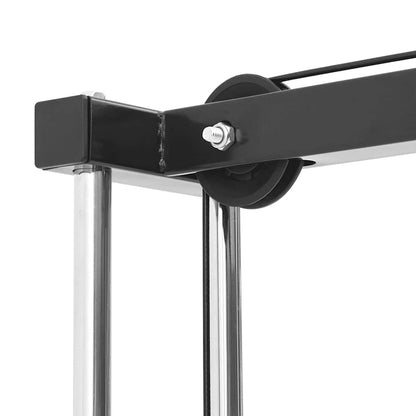 Latzugmaschine Schwarz 110 X 70 X 187 Cm