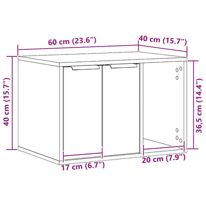 Katzentoilettengehäuse Holzwerkstoff