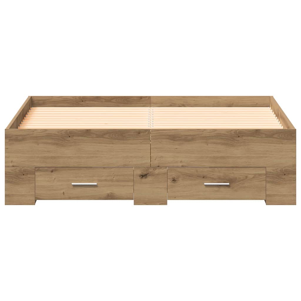 Bettgestell Mit Schubladen Artisan-Eiche