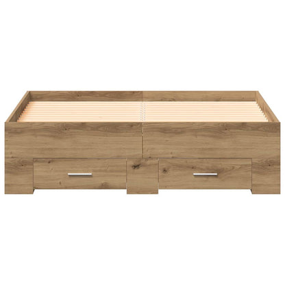Bettgestell Mit Schubladen Artisan-Eiche