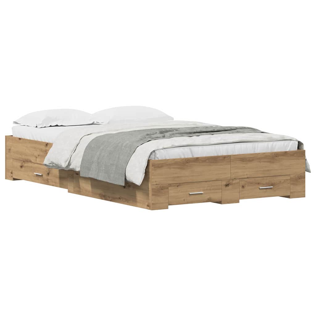 Bettgestell Mit Schubladen Artisan-Eiche