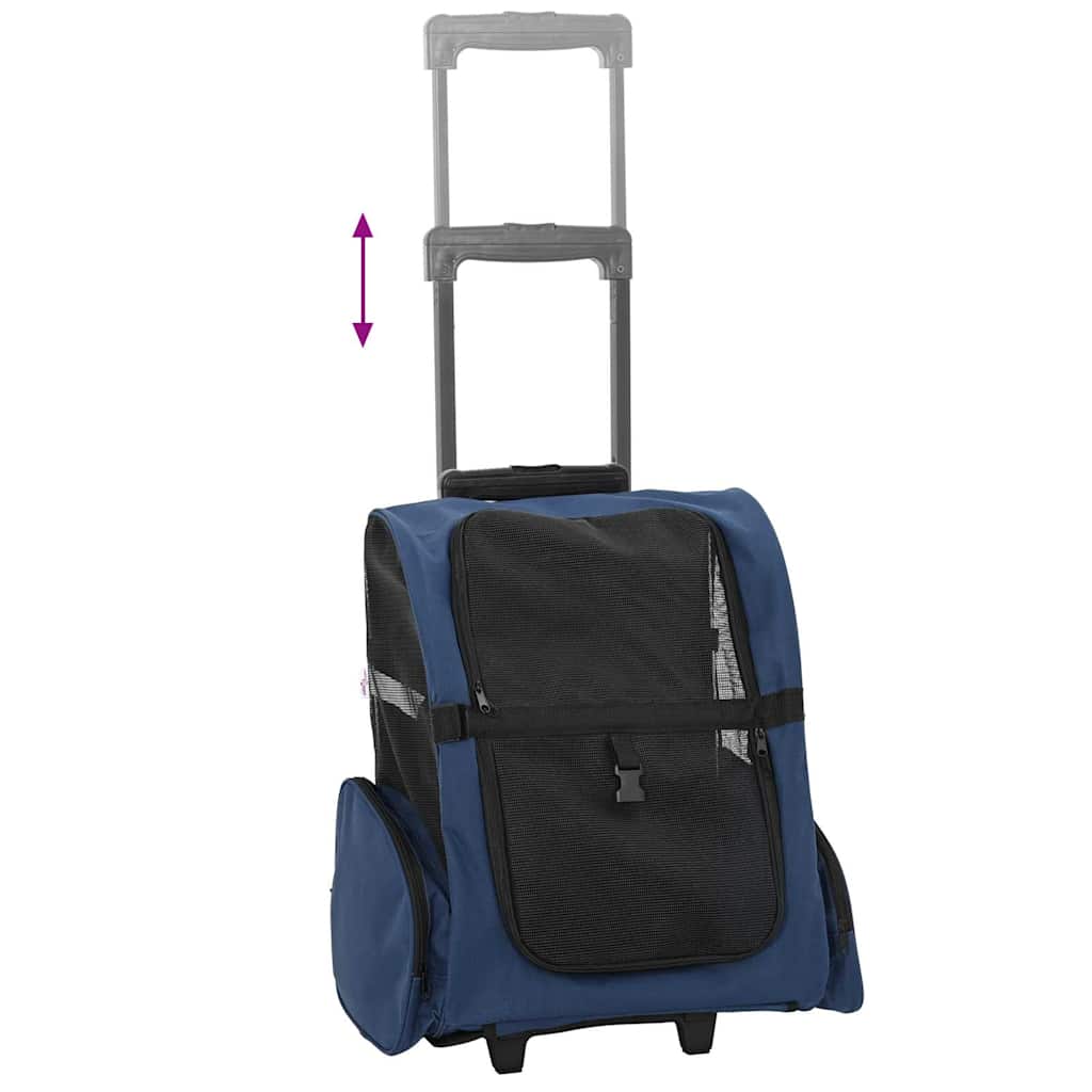 Trolley Für Haustiere 3-In-1 48X32X(57-106) Cm Cm Oxford-Gewebe