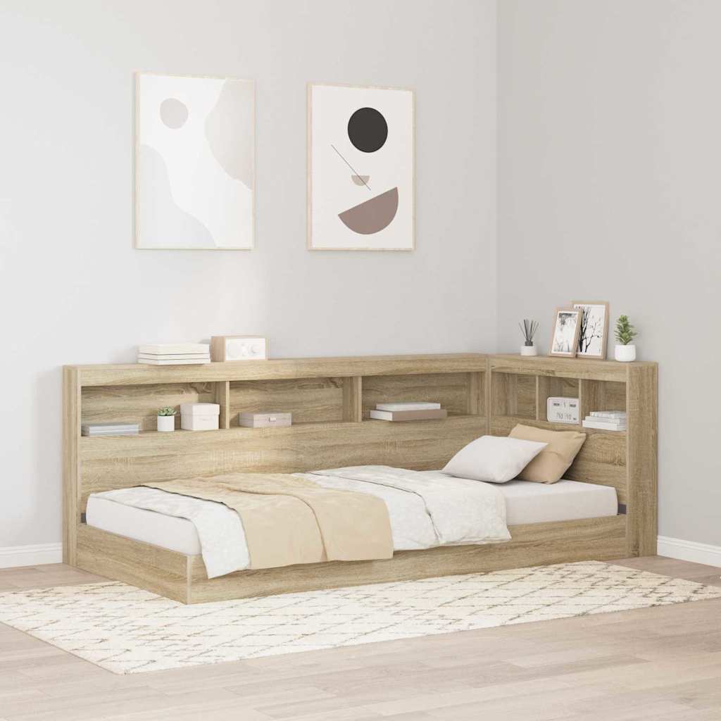 Bücherregal-Bett Holzwerkstoff