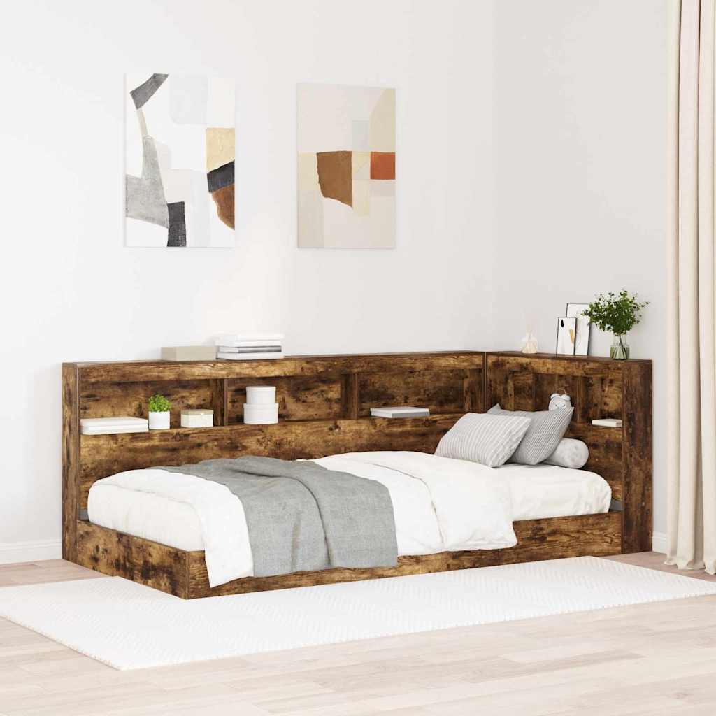 Bücherregal-Bett Holzwerkstoff