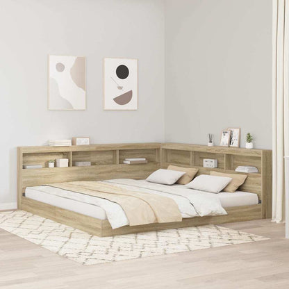 Bücherregal-Bett Holzwerkstoff