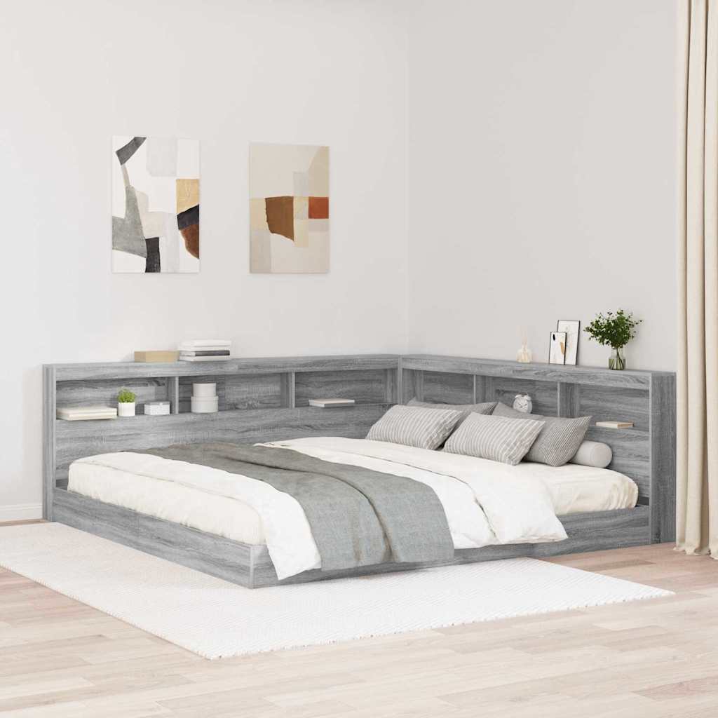 Bücherregal-Bett Holzwerkstoff
