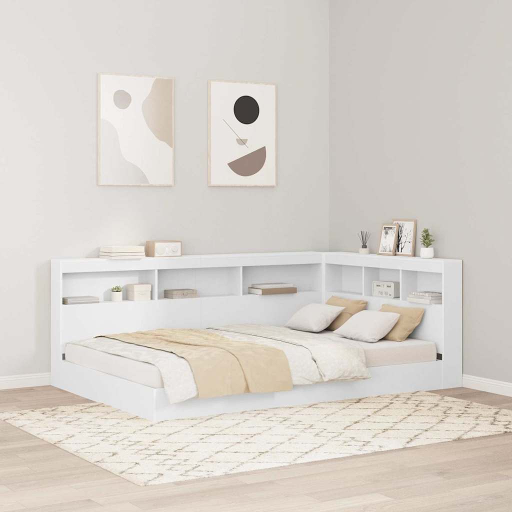 Bücherregal-Bett Holzwerkstoff