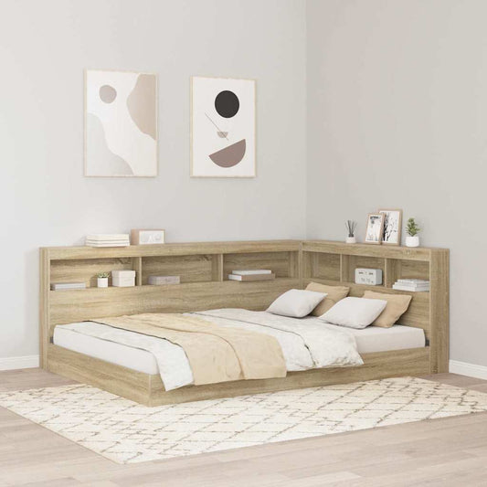 Bücherregal-Bett Holzwerkstoff