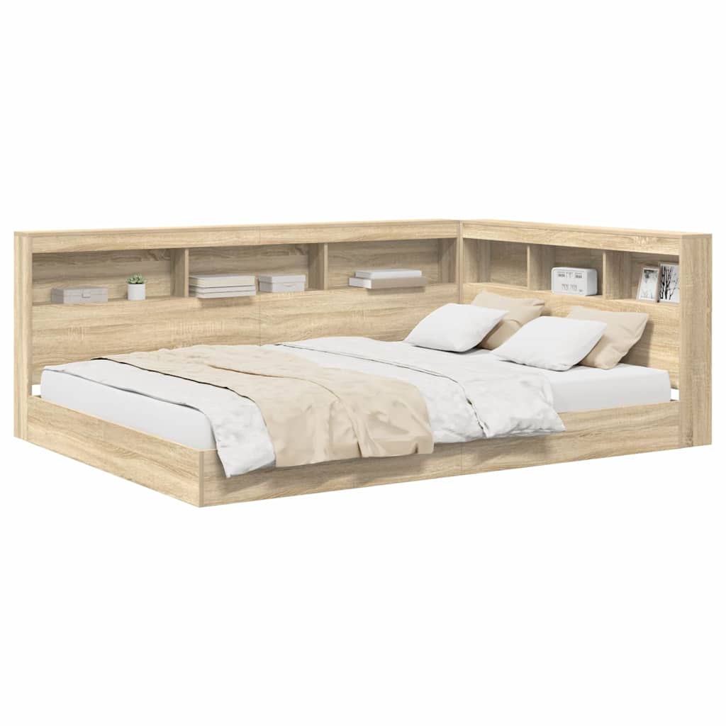 Bücherregal-Bett Holzwerkstoff