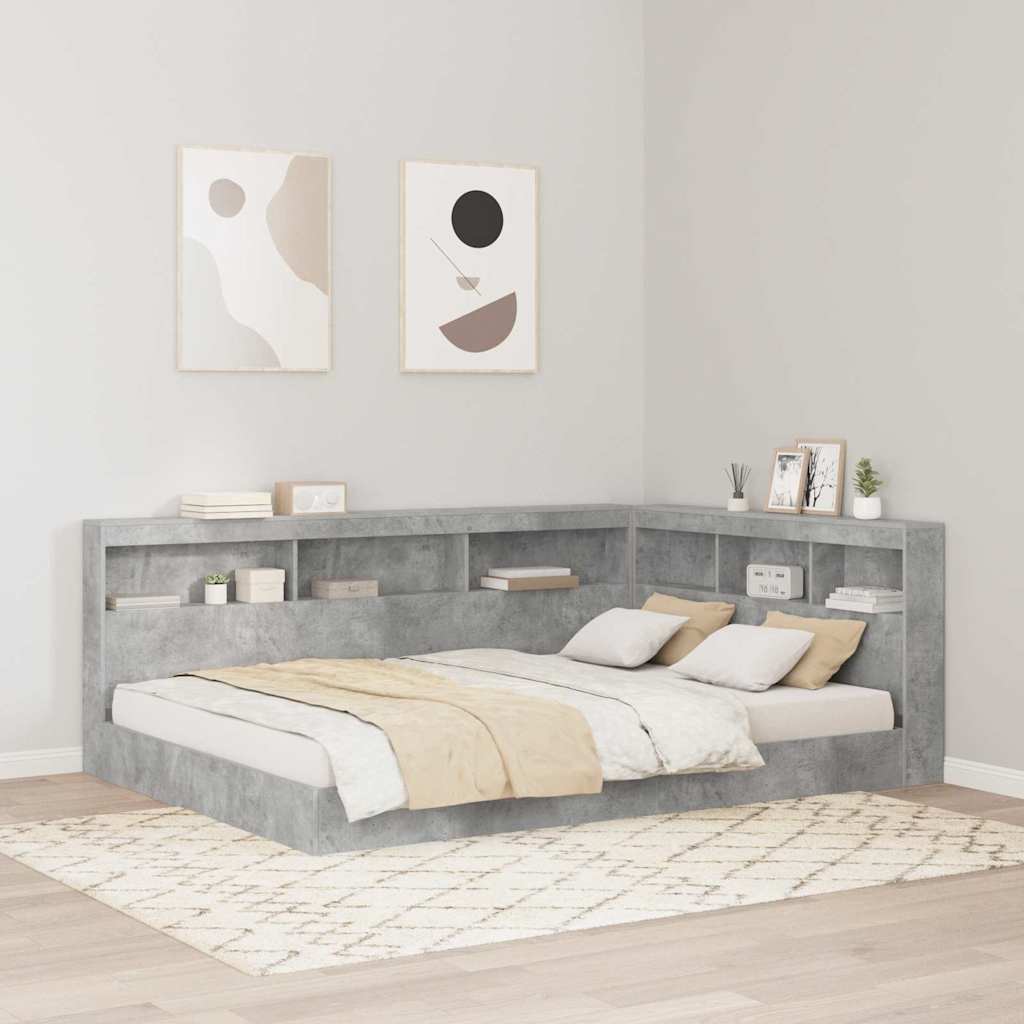 Bücherregal-Bett Holzwerkstoff