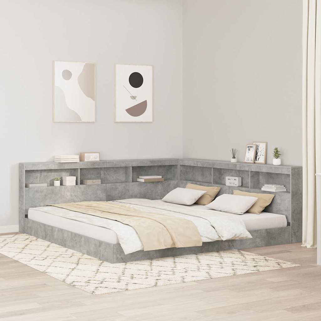 Bücherregal-Bett Holzwerkstoff