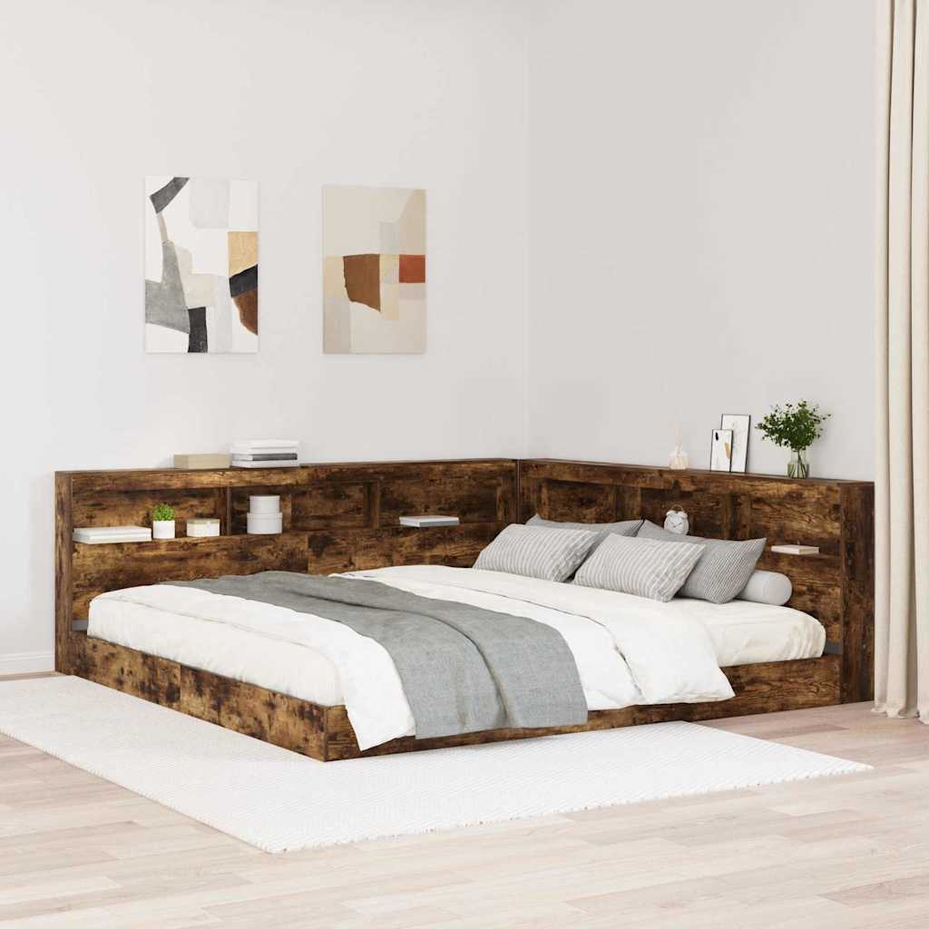 Bücherregal-Bett Holzwerkstoff