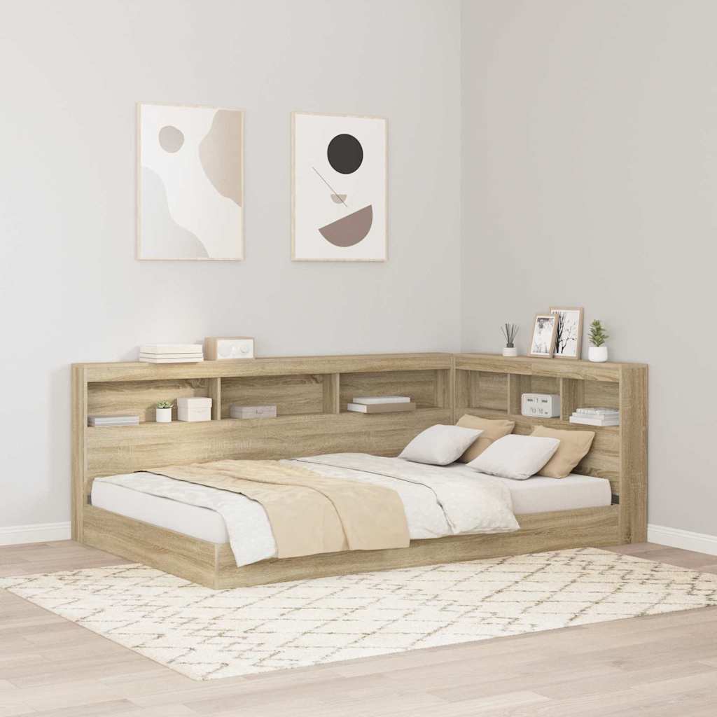 Bücherregal-Bett Holzwerkstoff