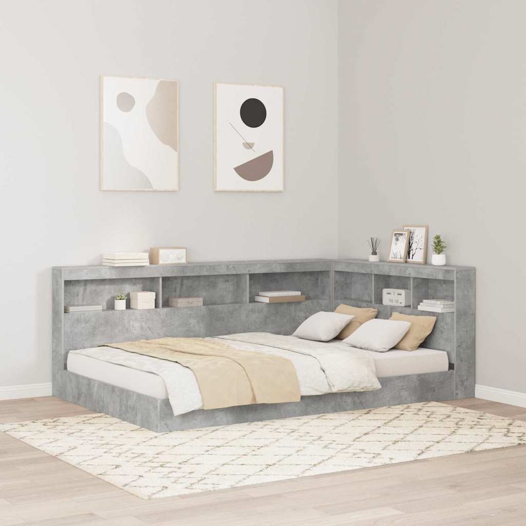 Bücherregal-Bett Holzwerkstoff