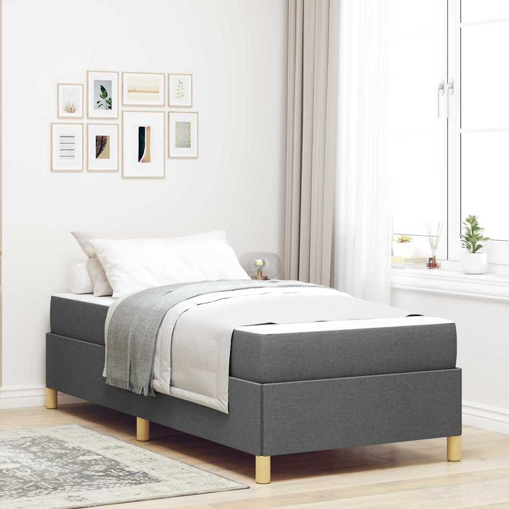 Boxspringbett Und Braun Und Weiß Stoff