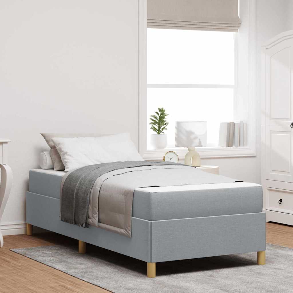 Boxspringbett Und Braun Und Weiß Stoff